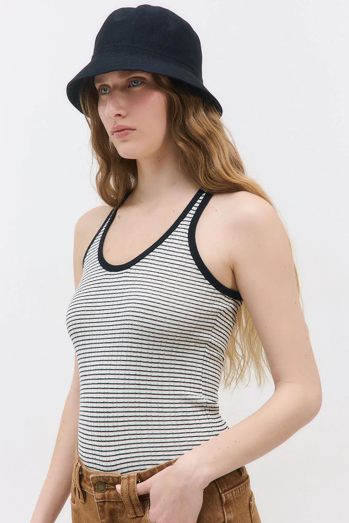 Ribbed Striped Tank Top - Image 4