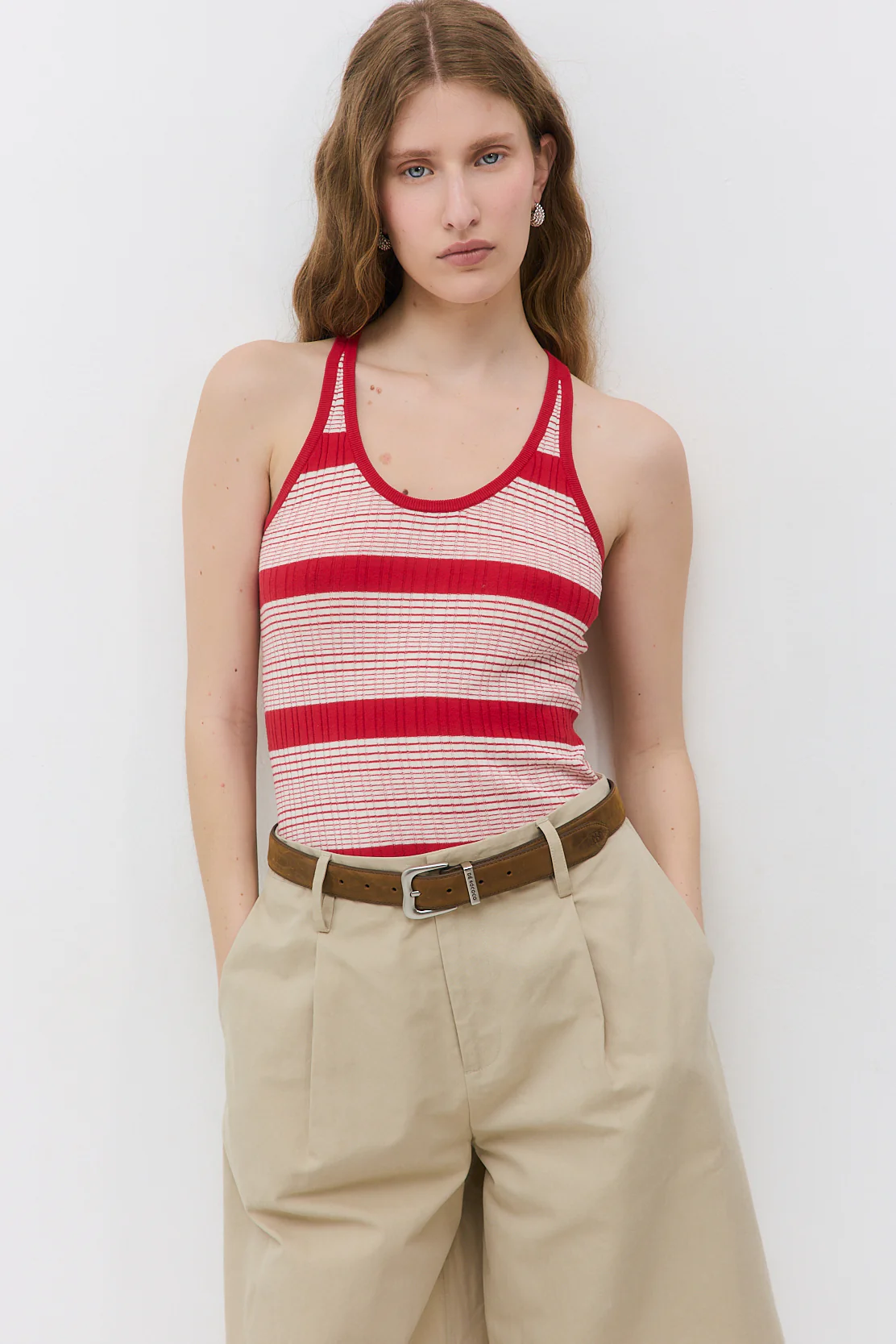 Ribbed Striped Tank Top - Image 3