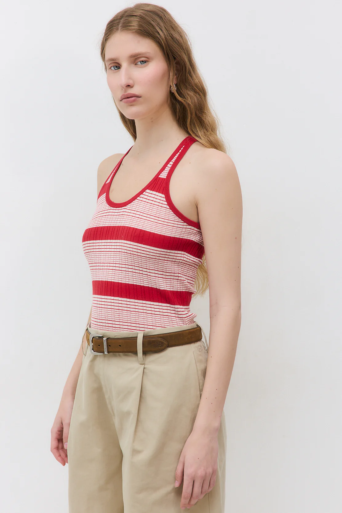 Ribbed Striped Tank Top - Image 4