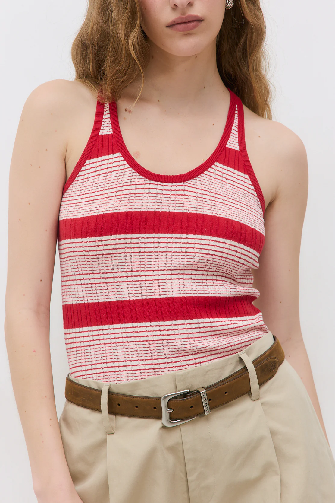 Ribbed Striped Tank Top - Image 7