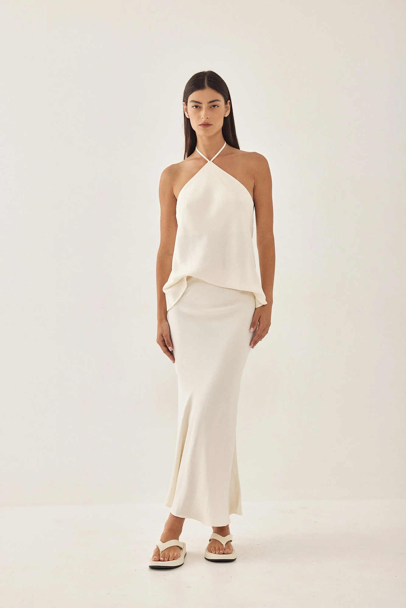 Satin Slip Skirt