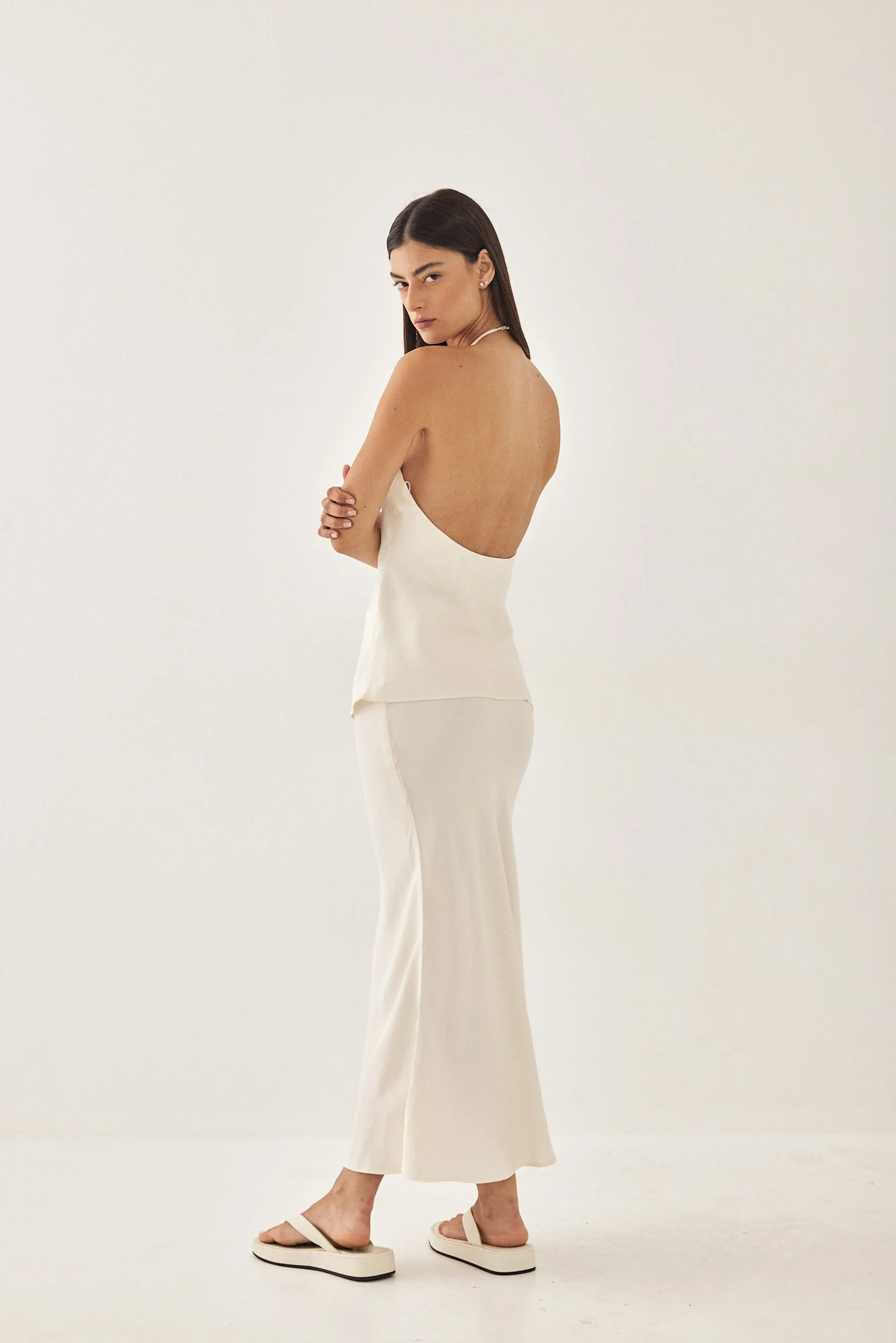 Satin Slip Skirt - Image 5
