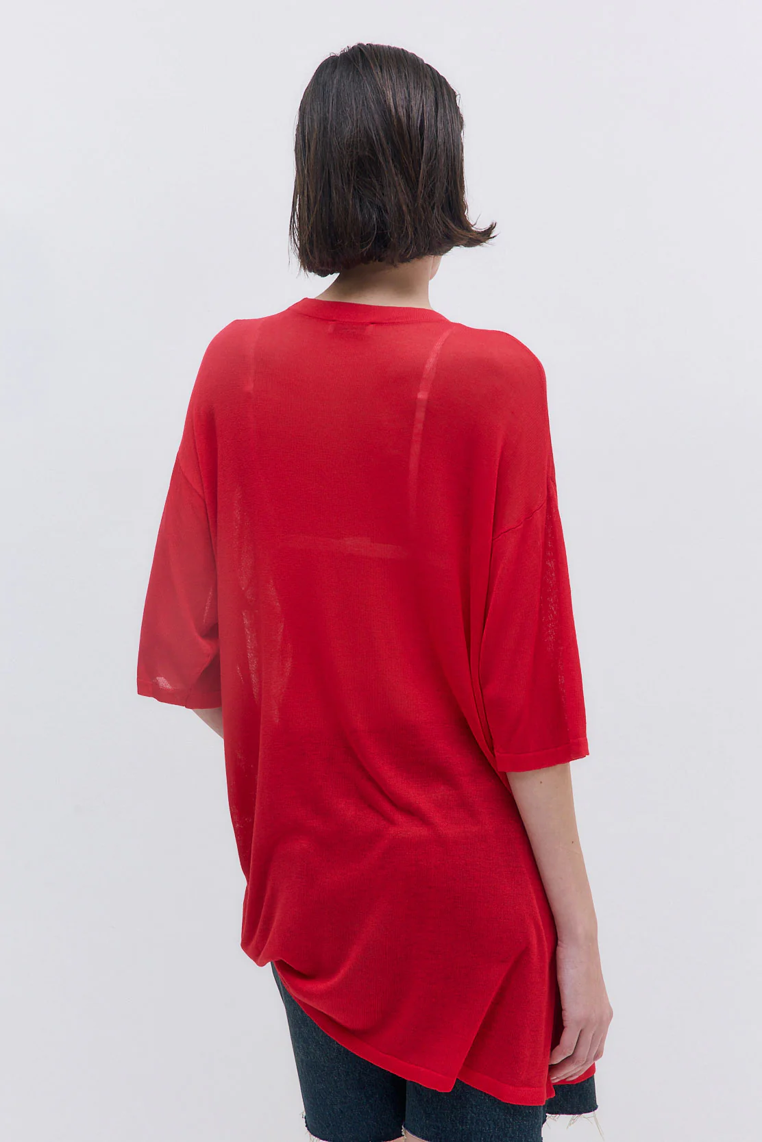 Semi Sheer Oversized Top - Image 5