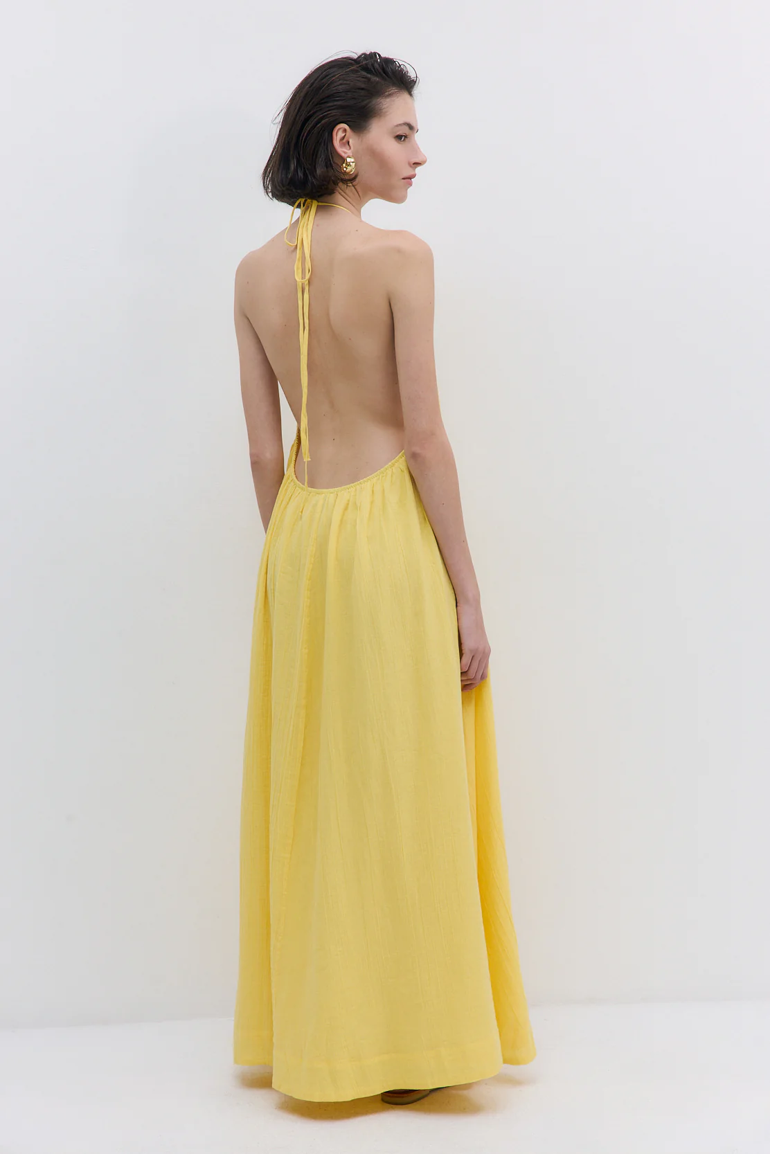 Sheer Cotton Maxi Dress - Image 4