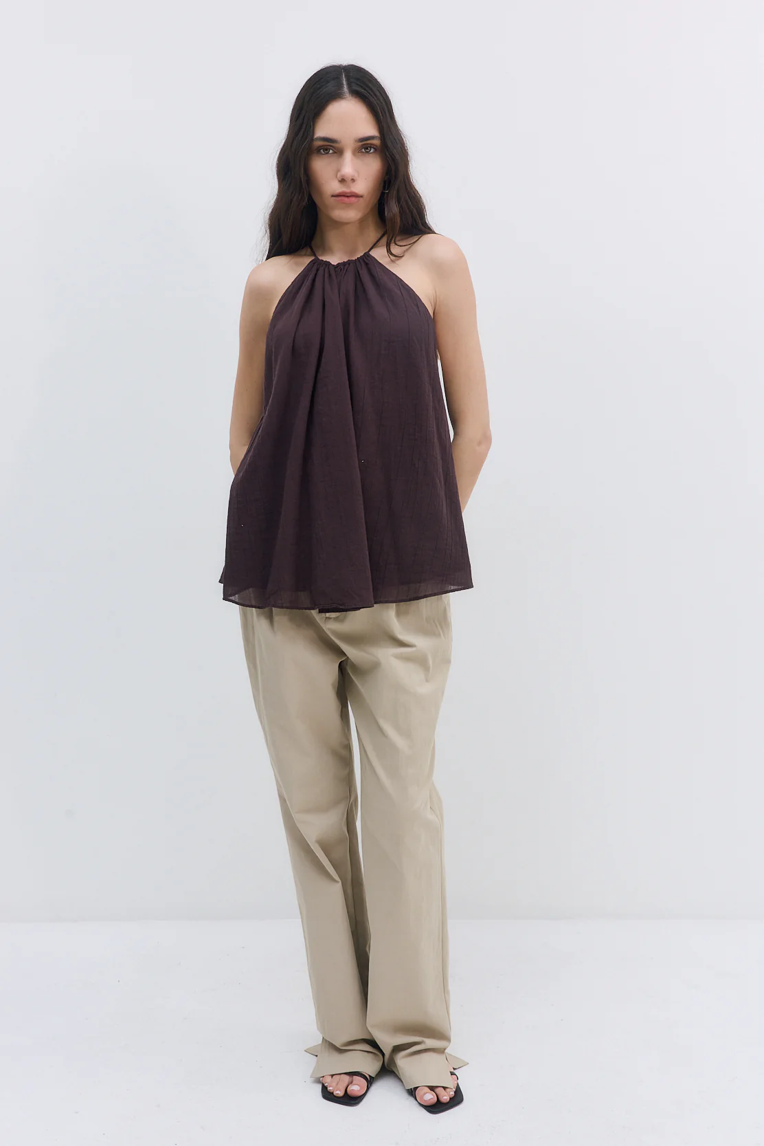 Sheer Cotton Tank Top