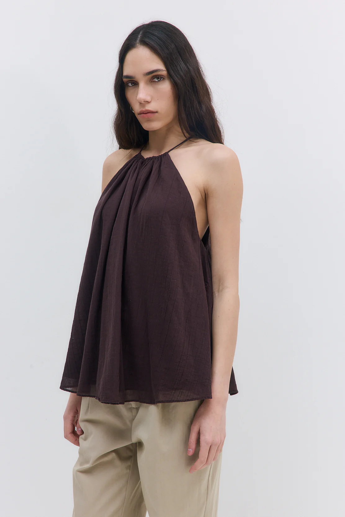 Sheer Cotton Tank Top - Image 4
