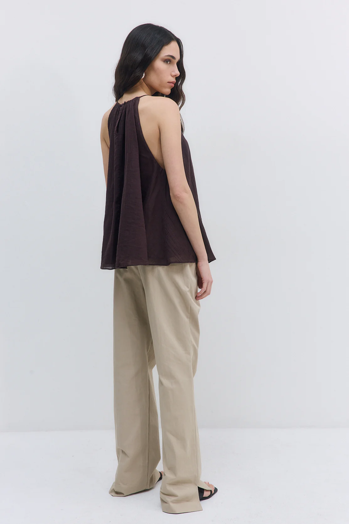 Sheer Cotton Tank Top - Image 5
