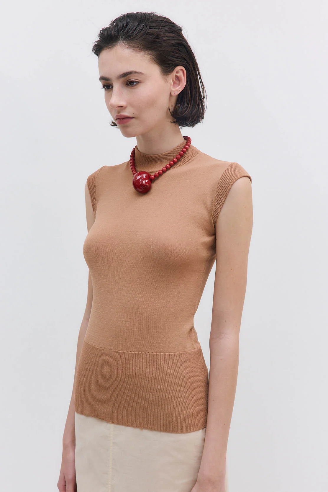 Sheer Knit Tank Top - Image 4
