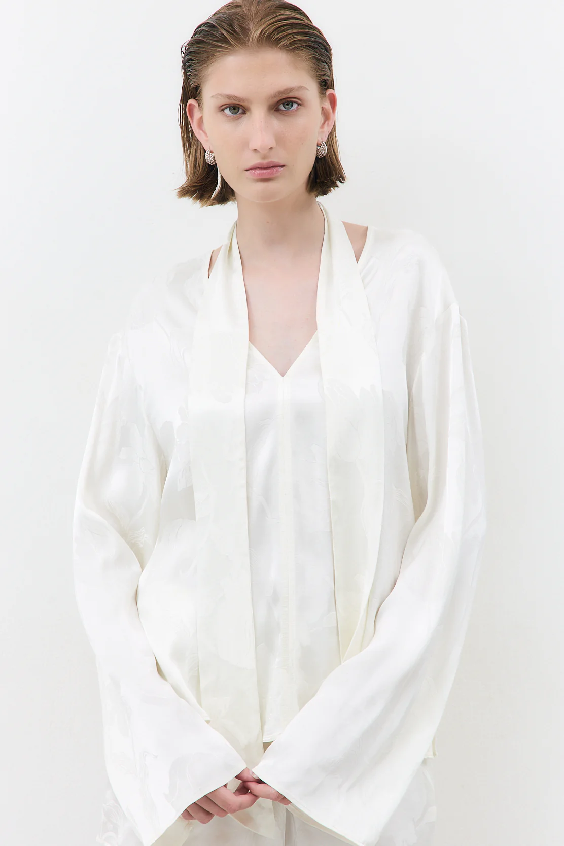 Skinny Satin Scarf