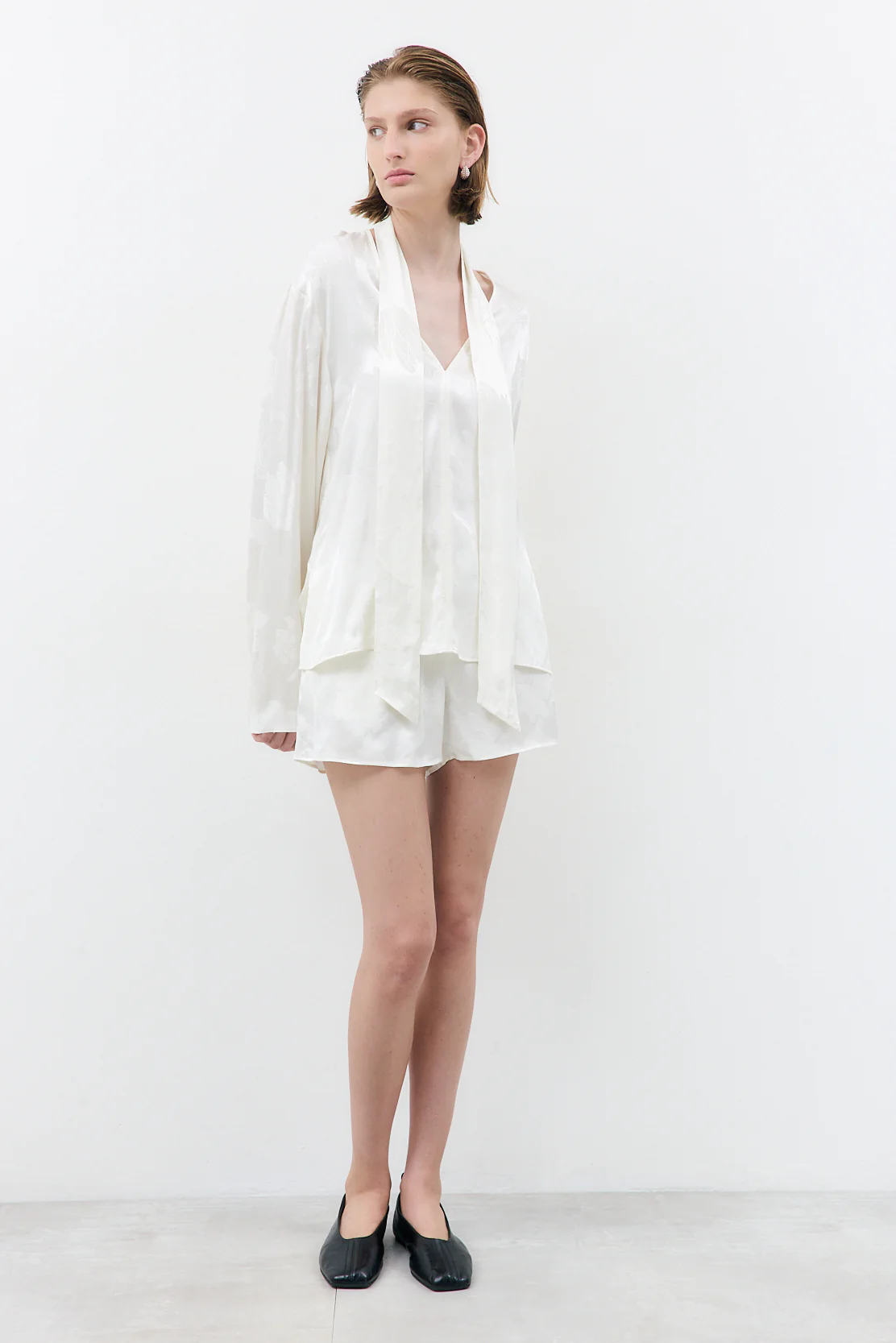 Skinny Satin Scarf - Image 3
