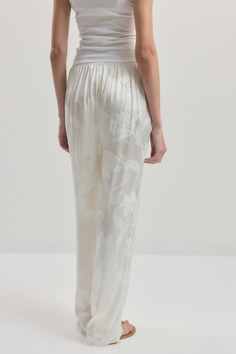 Straight Leg Satin Pants - Image 5