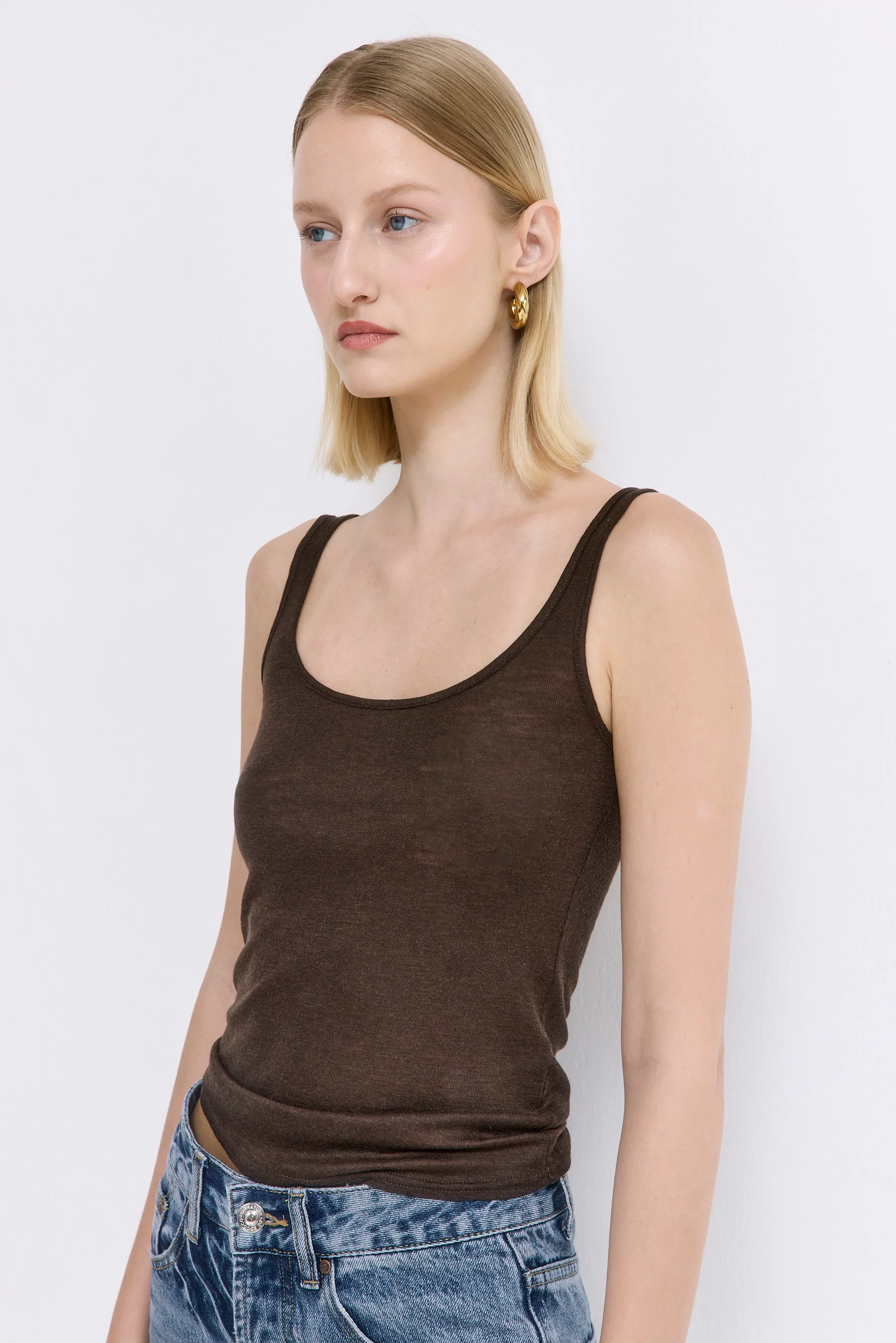 Strappy Wool Cami Top - Image 4