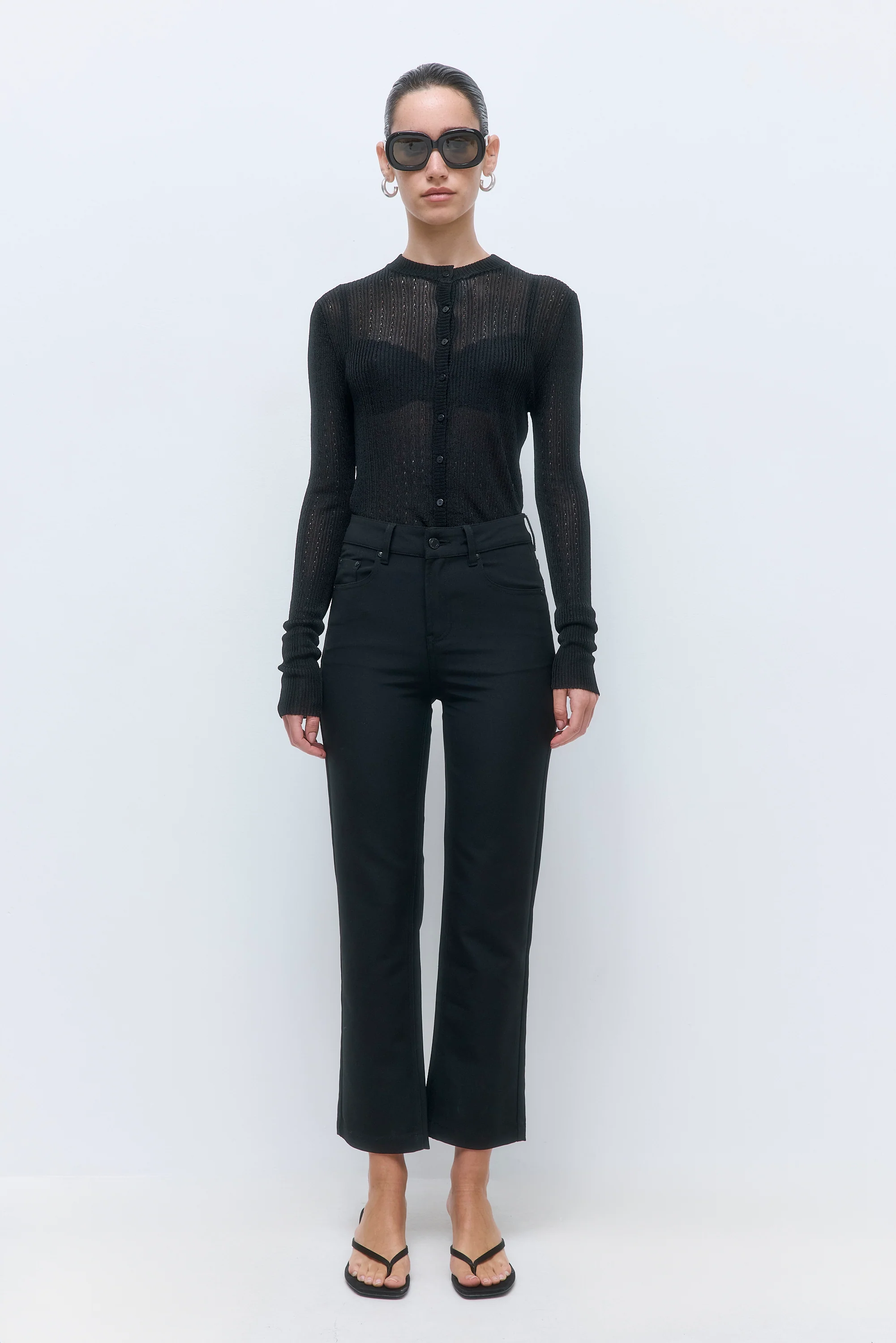 Stretchy Cropped Pants