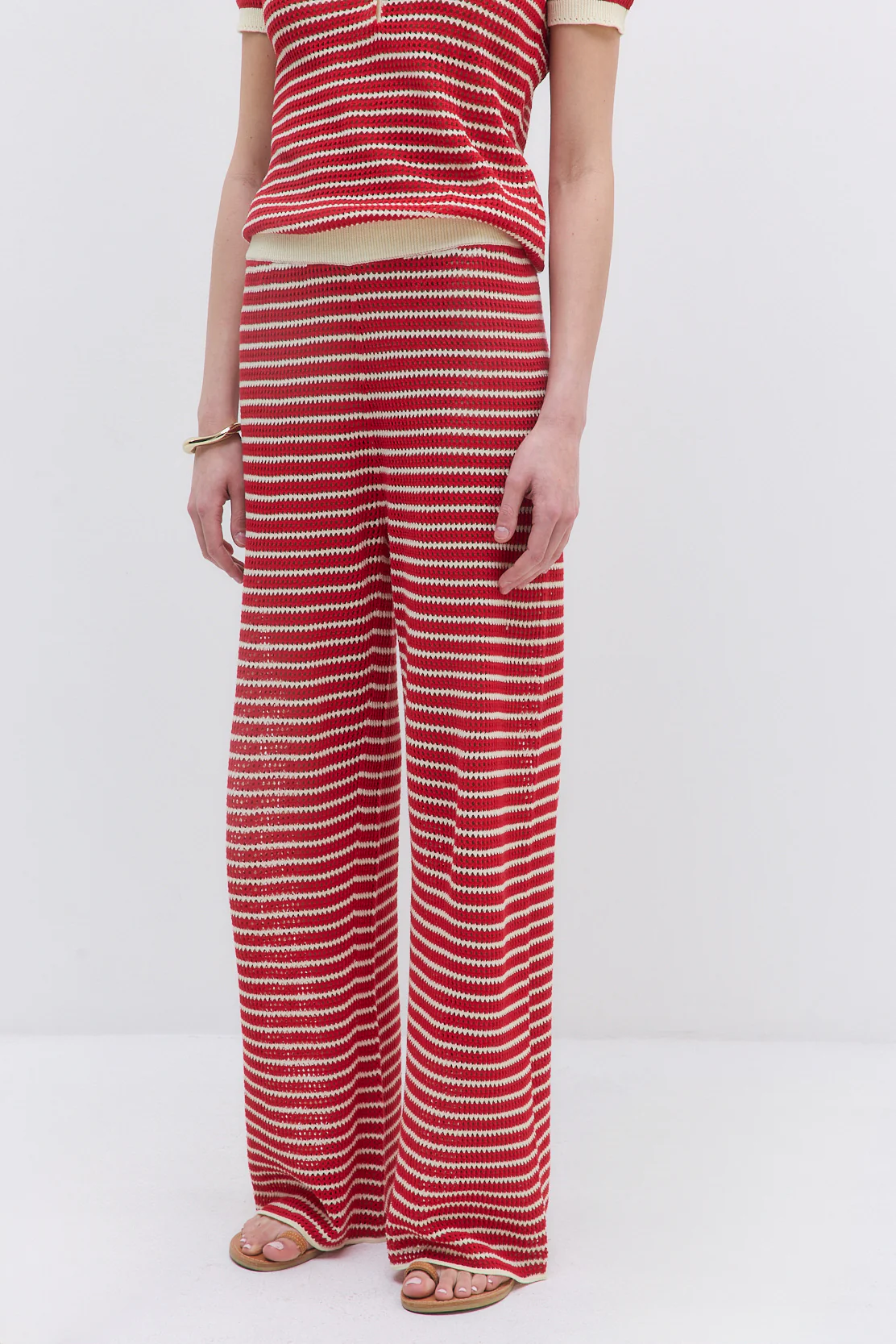 Striped Crochet Pants - Image 4