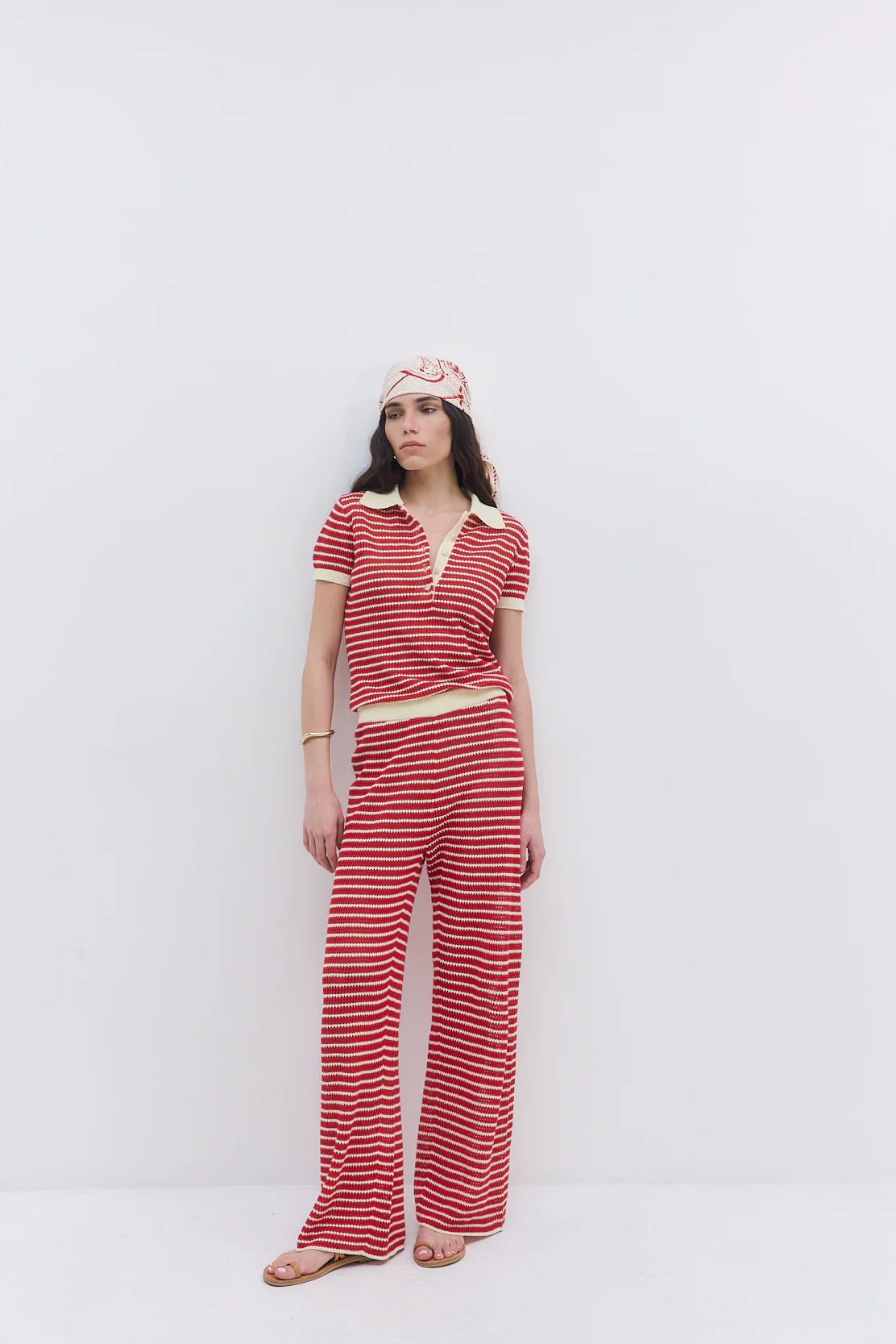 Striped Crochet Pants - Image 7