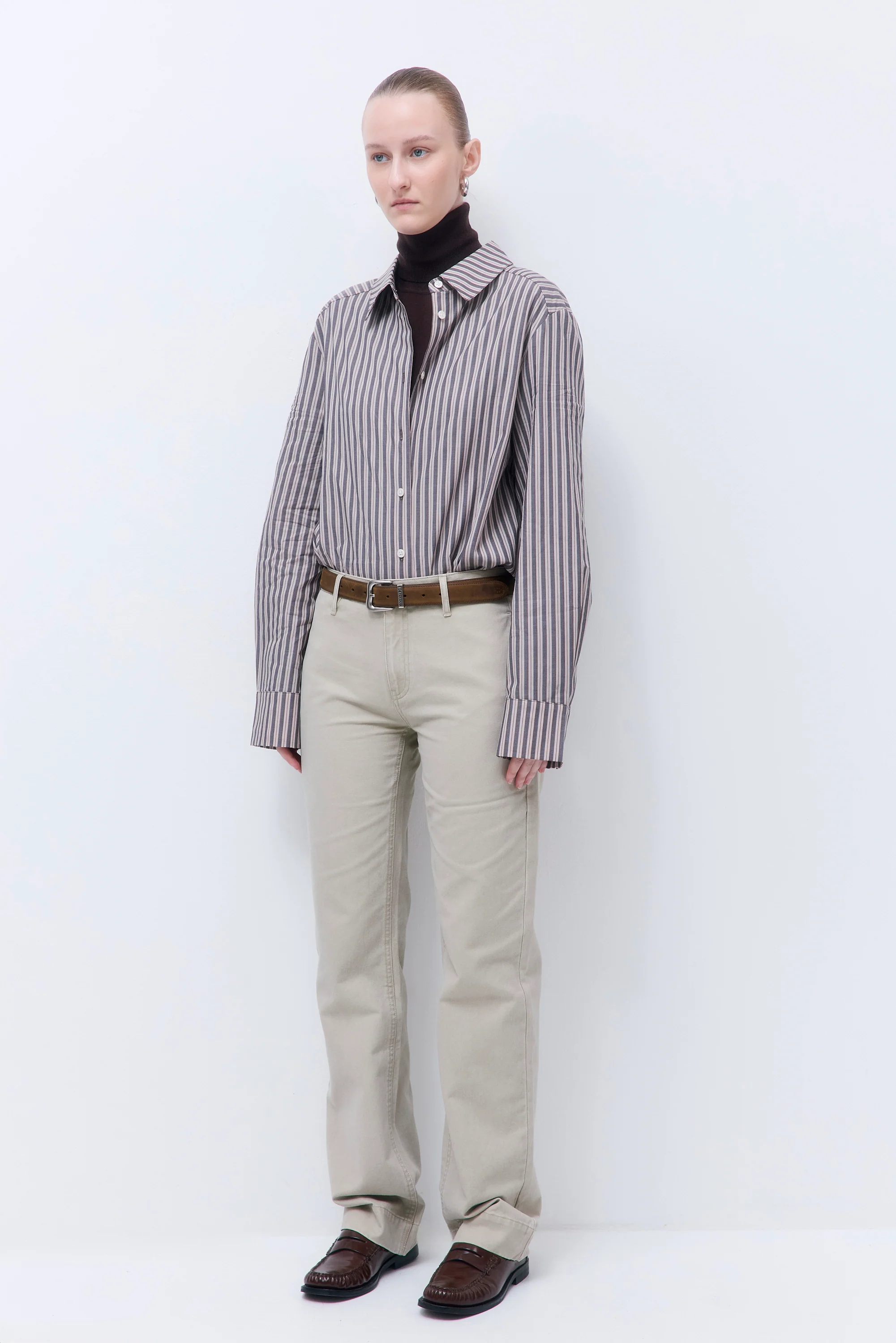 Washed Straight Pants - Image 4